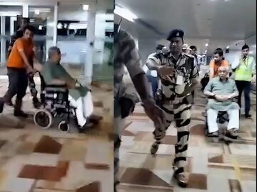 দিল্লি বিমানবন্দরে অনুব্রত মণ্ডল। দিল্লি বিমানবন্দরে অনুব্রত মণ্ডল।