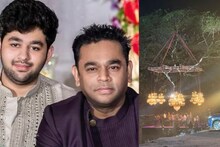 ক্রেন সমেত ঝাড়বাতি হুড়মুড়িয়ে পড়ল মঞ্চে! ঠিক মাঝে দাঁড়িয়ে ছিলেন রহমান-পুত্র