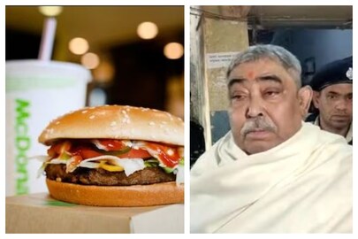 দিল্লিতে গিয়ে বার্গার খেলেন অনুব্রত। 