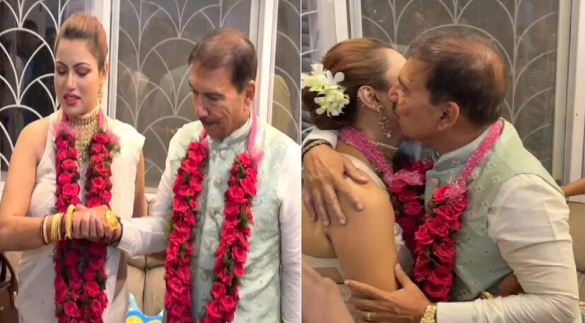 একটি ভাইরাল ছবিতে নববধূ বুলবুল সাহাকে চুম্বন করতে দেখা গিয়েছে অরুণ লালকে। ফলে এমন অসমবয়সী প্রেম এবং দাম্পত্য ভক্তদের মধ্যে সাড়া ফেলবে, এটাই স্বাভাবিক। 