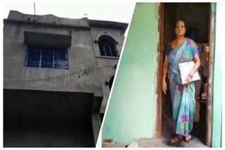 বাড়িতে ফিরলেন মহিলা