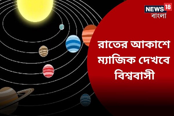 Brihaspati-Mangal-Budh-Shukra-Uranus: চন্দ্র-শুক্রের পরে এবার রাতের আকাশে পাঁচ গ্রহের মিলন পাঁচদিন ধরে, ফের বিশ্ববাসীর জন্য মহাজাগতিক দৃশ্য