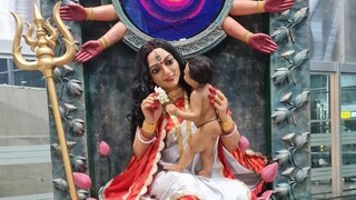 বরাহনগরের প্রতিমা এবার শোভা বাড়াবে দমদম বিমানবন্দরের বরাহনগরের প্রতিমা এবার শোভা বাড়াবে দমদম বিমানবন্দরের