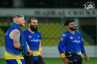 চেন্নাই অনুশীলনে এভাবেই হাসছেন বেন স্টোকস