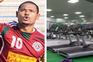 জিম উদ্বোধনে এসে নস্টালজিক সবুজ তোতা ব্যারেটো 