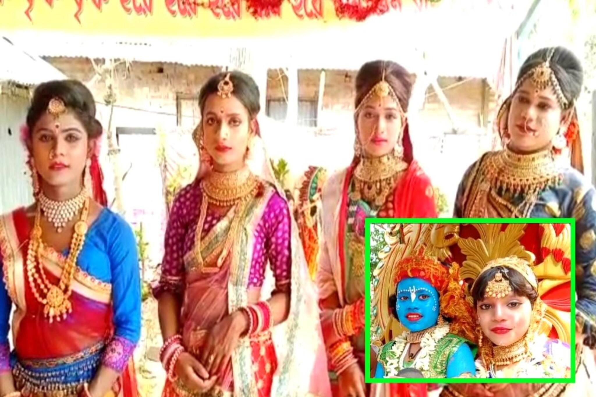 বৃন্দাবনের বৃহন্নলাদের হরিনাম সংকীর্তন অশোকনগরে