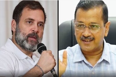 
রাহুল গান্ধি, অরবিন্দ কেজরিওয়াল ৷ ছবি সৌজন্যে ট্যুইটার ৷