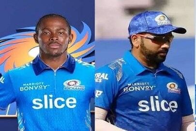 আর্চারকে দেখে খুশি চাপতে পারলেন না রোহিত আর্চারকে দেখে খুশি চাপতে পারলেন না রোহিত