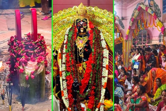 পুজো হচ্ছে ধুমধাম করে