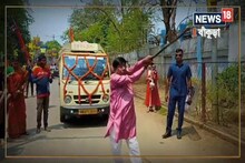 রামনবমীতে বর্ণাঢ্য শোভাযাত্রায় লাঠিখেলা কেন্দ্রীয় শিক্ষা প্রতিমন্ত্রীর