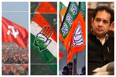 ত্রিপুরায় হাড্ডাহাড্ডি লড়াই।
