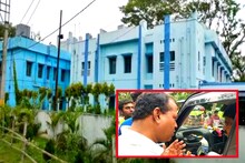 বন্ধ হাসপাতাল চালুর দাবিতে বিশ্বজিতের গাড়ি আটকাল গোবরডাঙাবাসী