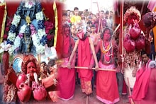 নরকরোটি গলায় গাজনের নাচ, চৈত্র সংক্রান্তিতে উৎসবে মাতল কান্দি! দেখুন ভিডিও 