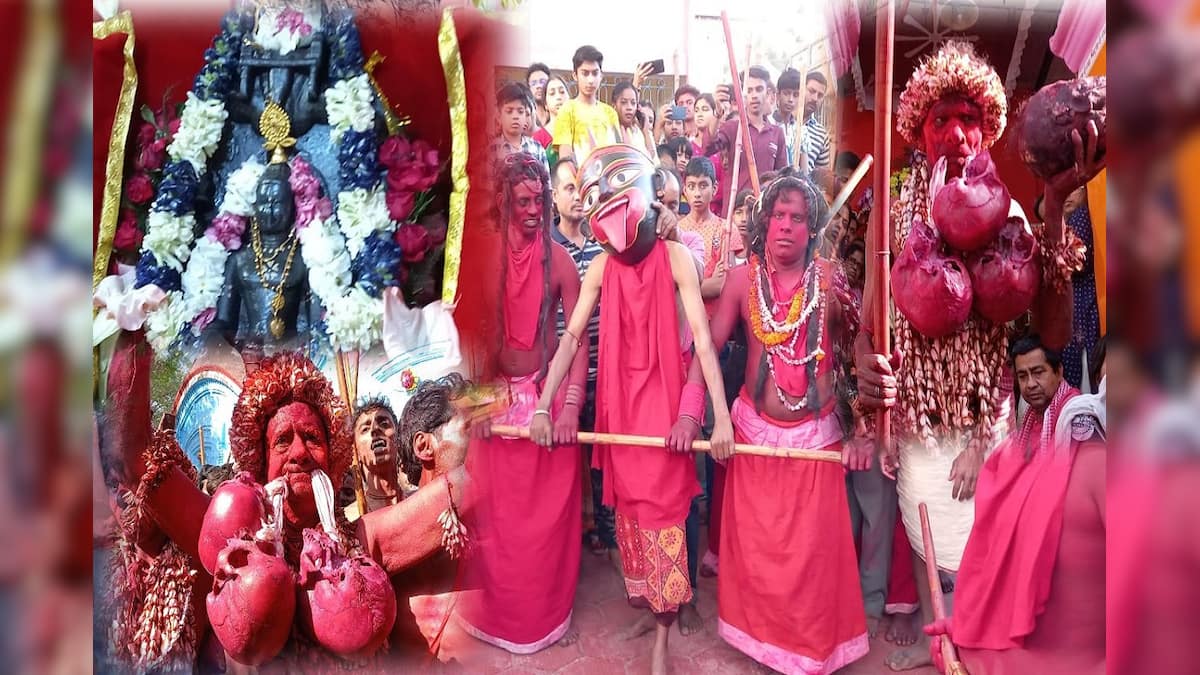 Gajan Festival | নরকরোটি গলায় গাজনের নাচ, চৈত্র সংক্রান্তিতে উৎসবে ...