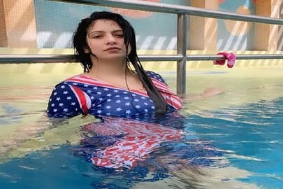 সুইমিং পুলে আগুনে ভিডিও হাসিনের