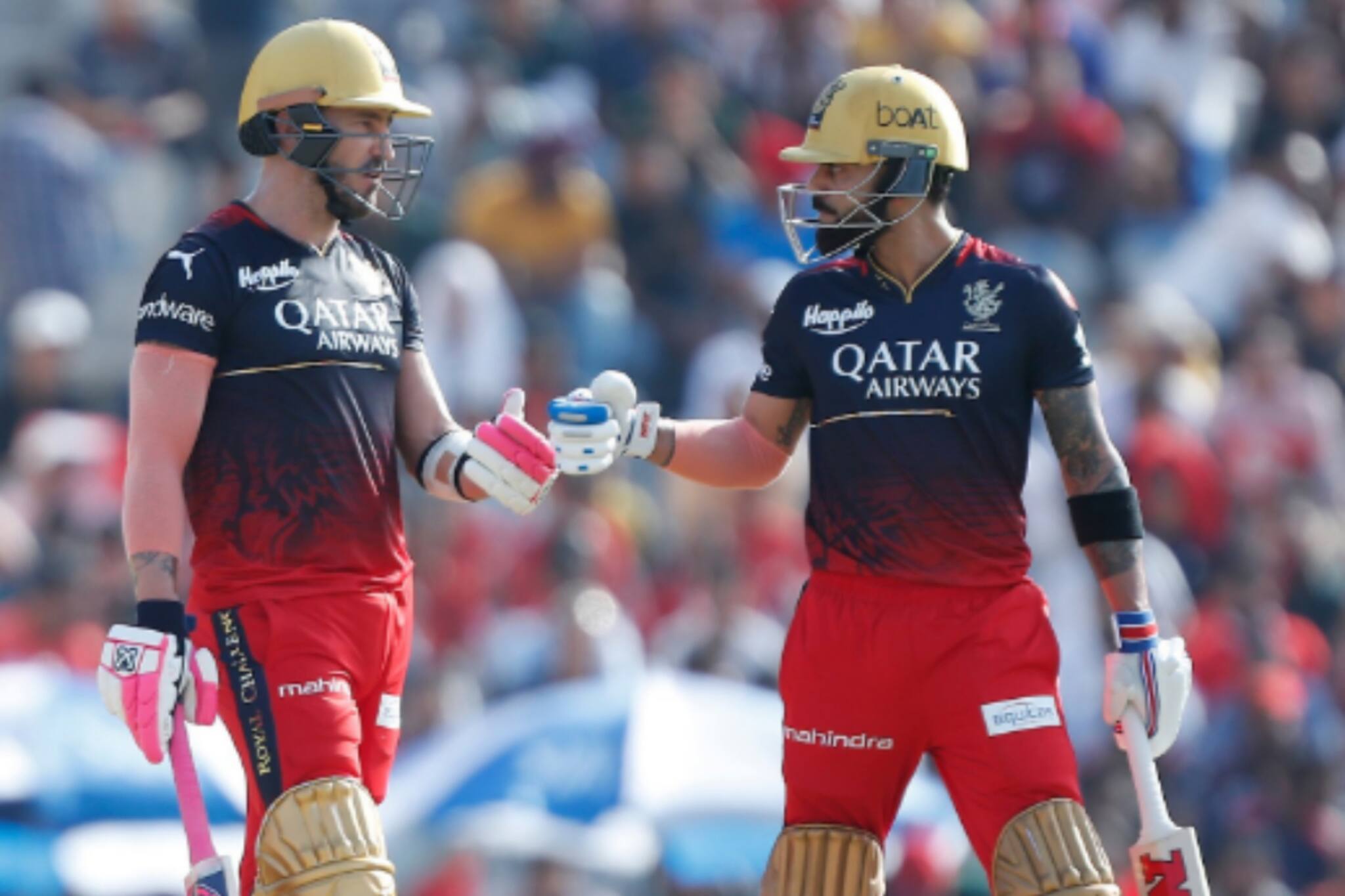 ডুপ্লেসি ও কোহলির অনবদ্য ইনিংস, পঞ্জাব কিংসকে ১৭৫ রানের টার্গেট দিল আরসিবি