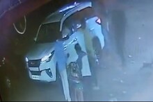 গাড়ির জানলা থেকে পর পর গুলি,রূদ্ধশ্বাস দু' মিনিট! রাজু ঝা খুনের সিসিটিভি ফু