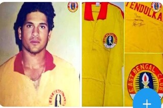ইস্টবেঙ্গল জার্সিতে খেলেছেন সচিন