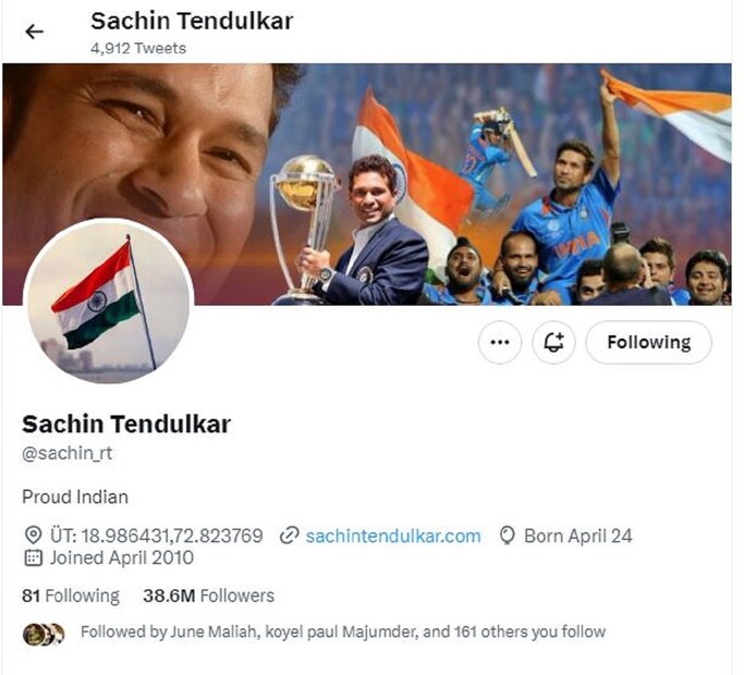 টুইটারে বিরাট কোহলির ৫৫.১ মিলিয়ন (5 কোটির বেশি) ফলোয়ার রয়েছে। রোহিত শর্মার ২১.৭মিলিয়ন ফলোয়ার এবং এমএস ধোনির ৮.৫ মিলিয়ন ফলোয়ার রয়েছে। আর সচিন টেন্ডুলকারের ৩৮.৬ মিলিয়ন ফলোয়ার রয়েছে। তা সত্ত্বেও, বৃহস্পতিবার মধ্যরাত থেকে ভারতীয় ক্রিকেটের ব্লু টিকগুলি সরানোয় ভক্তরা আঁতকে ওঠেন।