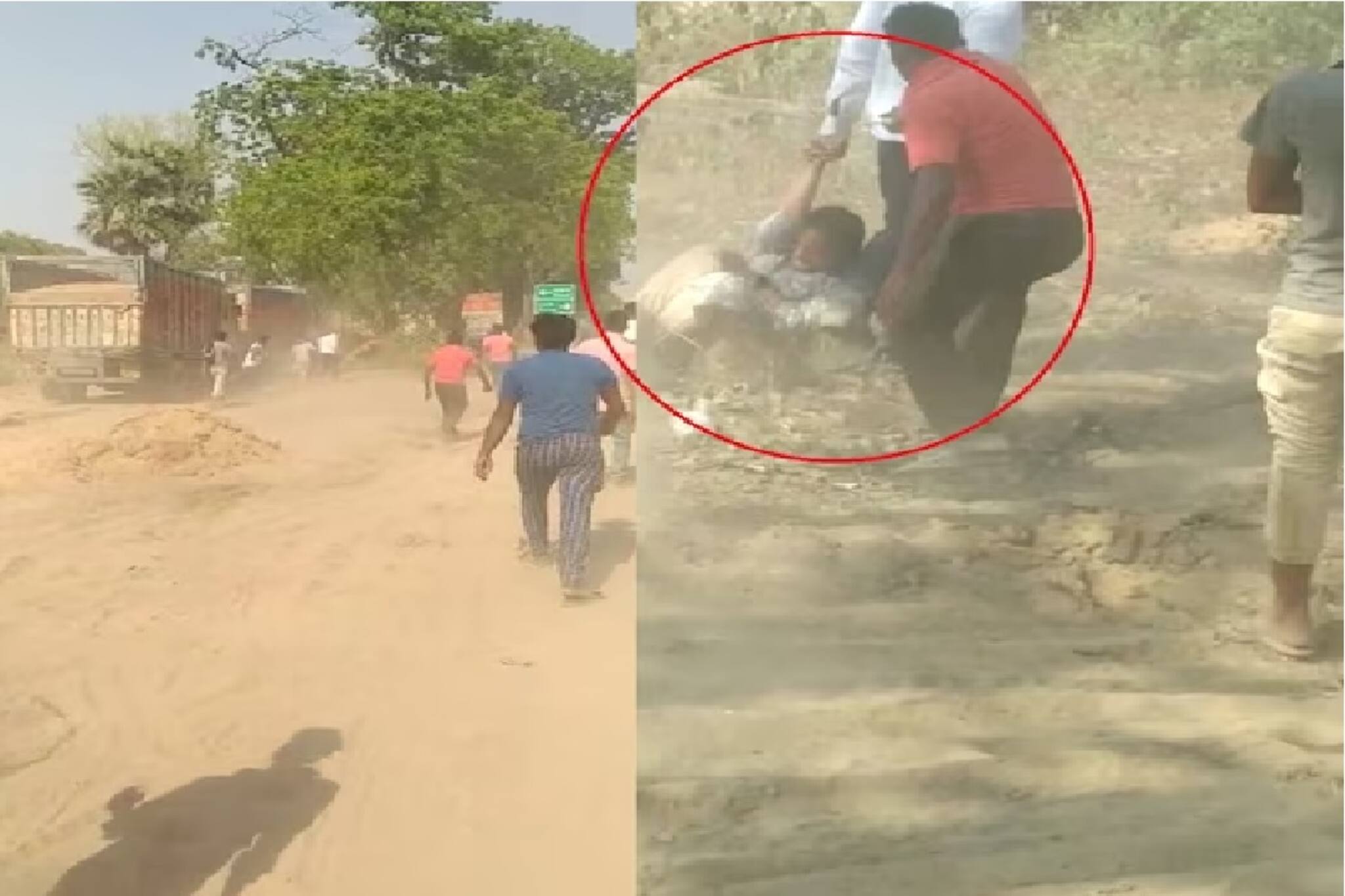 Viral Video: মহিলা ইন্সপেক্টরকে পাথর ছুঁড়ে পিটিয়ে মার বালি মাফিয়াদের, তুলকালাম