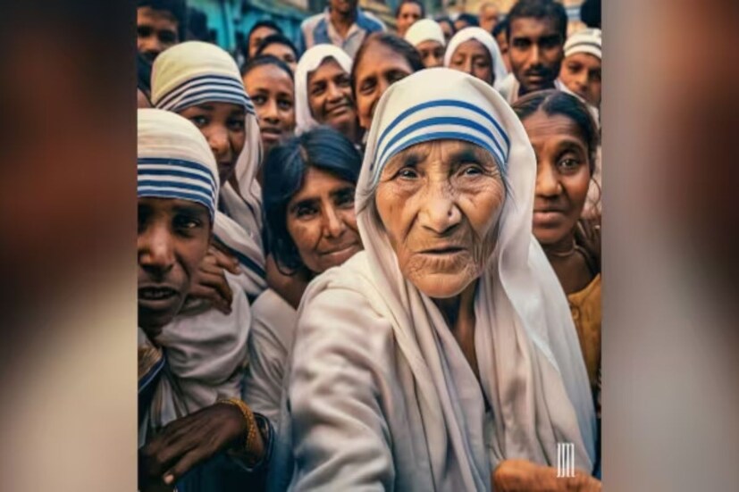 মাদার টেরেসা: তাঁর সঙ্গে কর্মরতা অন্যান্য সন্ন্যাসিনীদের নিয়ে ছবিতে মাদার টেরেসা৷ ছবিতে তাঁর মুখের বলিরেখাগুলি থেকে শুরু করে অন্যান্যদের অভিব্যক্তি, সবকিছুই একেবারে নিখুঁত ভাবে ধরা আছে ছবিতে। ইমেজ ক্রেডিট: জিও জন মুল্লোর