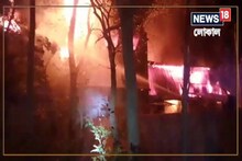 রাতভর চেষ্টাতেও পুরোপুরি নিয়ন্ত্রণে এল না আগুন, জ্বলছে খাতড়া