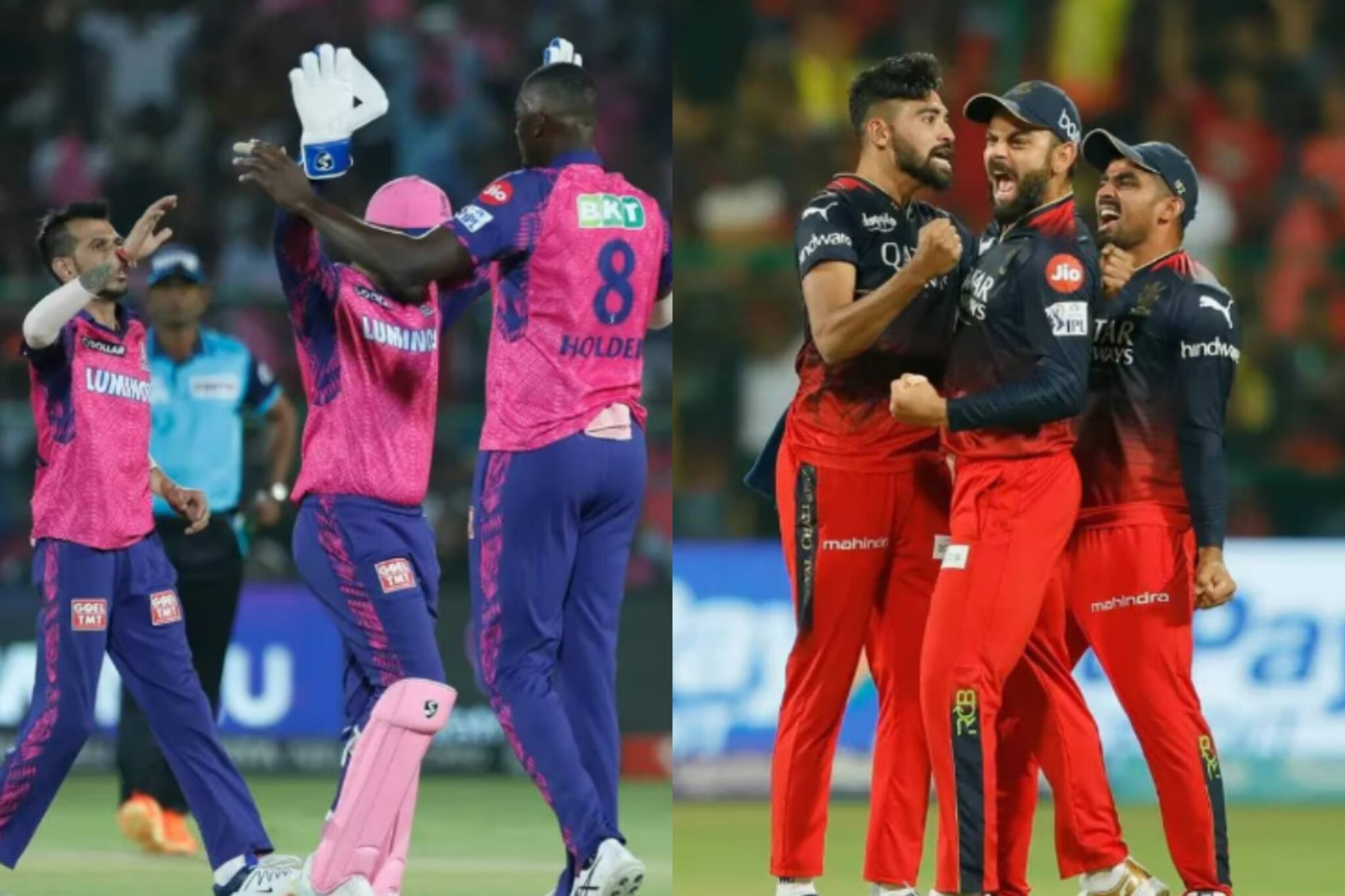 প্লে অফের লক্ষ্যে মরণ-বাঁচন লড়াই, এক ইঞ্চিও জমি ছাড়তে নারাজ আরসিবি ও রাজস্থান