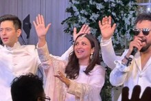 আদরের চুম্বন, হবু স্বামীর জন্য বিশেষ নাচ... রইল রাঘব-পরিণীতির বাগদানের অজানা ছবি