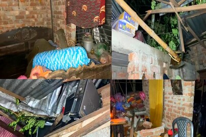 ক্ষতিগ্রস্ত বাড়ি