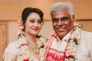 আশিস বিদ্যার্থী এবং তাঁর দ্বিতীয় স্ত্রী রূপালি বড়ুয়া