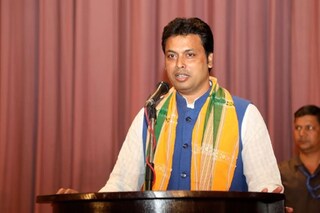 ত্রিপুরার প্রাক্তন মুখ্যমন্ত্রী বিপ্লব দেব৷ 
