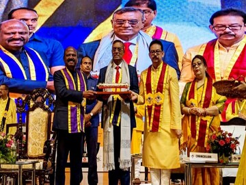 চন্দ্রশেখর ঘোষ পেলেন অনারারি ডি.লিট