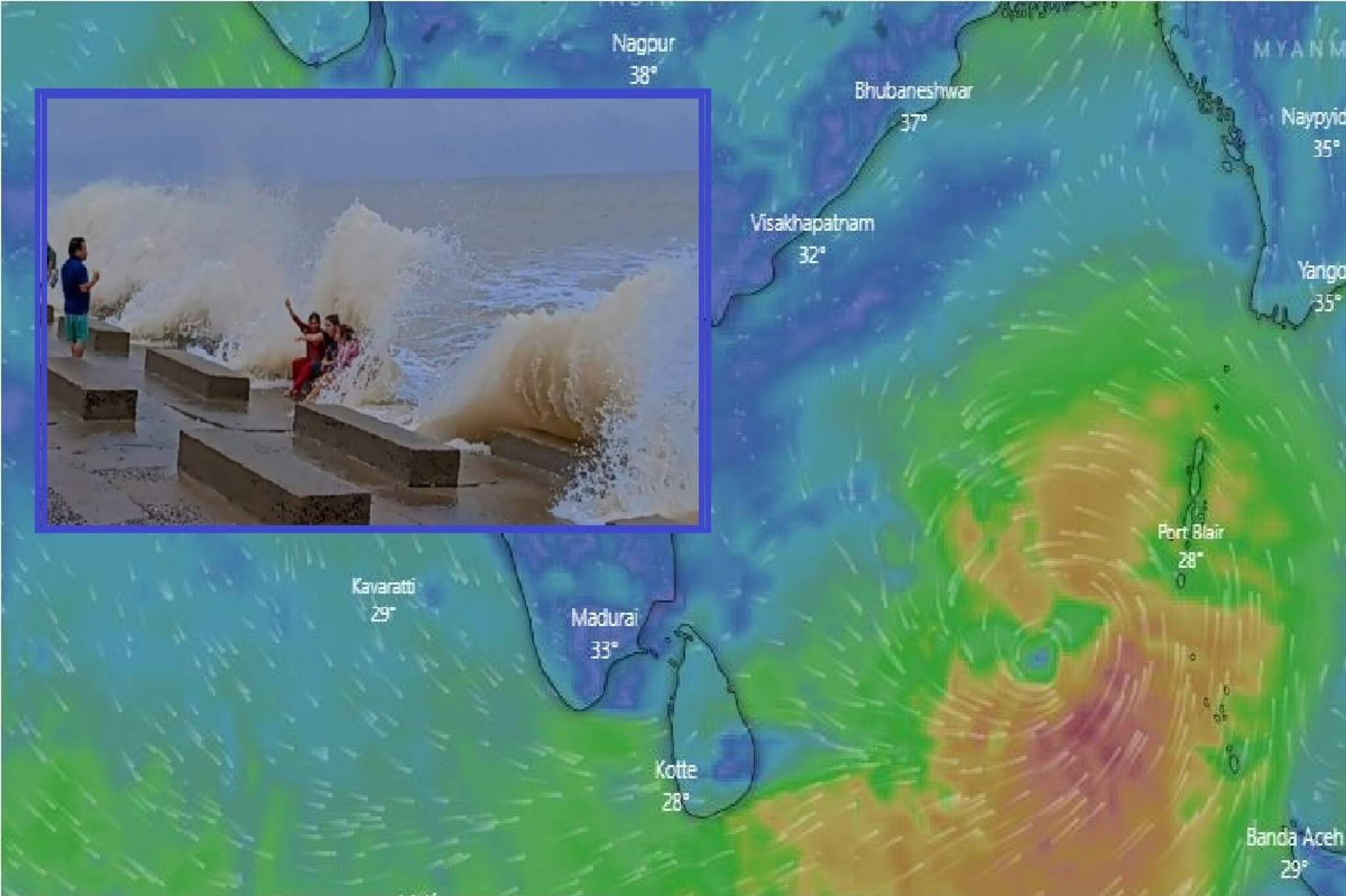 সমুদ্র স্তরের তাপমাত্রার মতোই বাড়ছে জমির তাপও, 'মোকা'- র আগে তোলপাড়