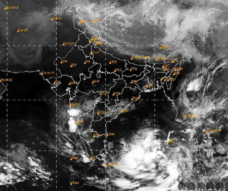 আইএমডি -র ডিরেক্টর মৃত্যুঞ্জয় মহাপাত্র জানিয়েছেন সাইক্লোনিক স্টর্ম ১১ মে উত্তর ও উত্তর পশ্চিমে মধ্য বঙ্গোপসাগরের দিকে এগোতে শুরু করবে৷ Photo Courtesy- IMD 
