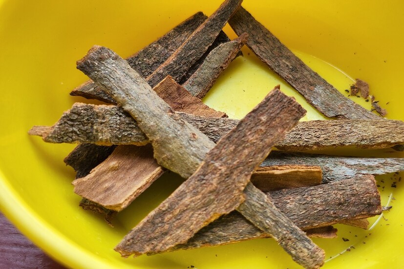 *এক কাপ জলে হাফ চা চামচ দারচিনি গুঁড়ো মিশিয়ে নিয়ে কয়েক মিনিট ফুটিয়ে নিন। দিনে ২-৩ বার পান করতে পারেন এটি। প্রাকৃতিক অ্যান্টাসিড হিসেবে কাজ করে, গ্যাস দূর করতে সাহায্য করে দারচিনি। সংগৃহীত ছবি।