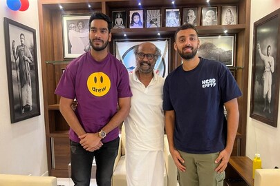 কেকেআর ক্রিকেটারদের সঙ্গে দেখা রজনীকান্তের কেকেআর ক্রিকেটারদের সঙ্গে দেখা রজনীকান্তের