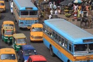 পুজোয় কলকাতার যানজট পুজোয় কলকাতার যানজট