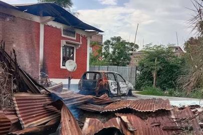 মণিপুরে অশান্তি, (ছবি-পিটিআই)