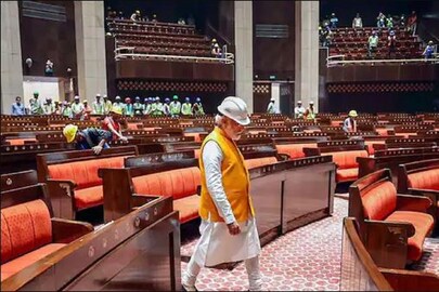 নতুন সংসদ ভবনের উদ্বোধন করবেন প্রধানমন্ত্রী নরেন্দ্র মোদি৷ ফাইল ছবি, পিটিআই