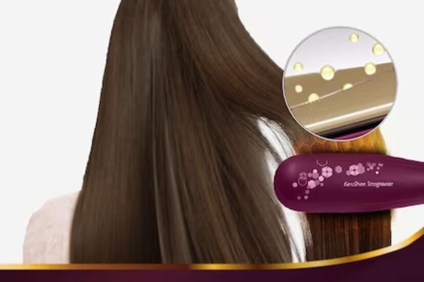 PHILIPS Thermo Protect Technology Heated Hair Straightening -  গ্রাহকরা বর্তমানে Amazon থেকে মাত্র ২৬৯৯ টাকায় এই স্ট্রেটনারটি কিনতে পারবেন। এটি থার্মো প্রোটেক্ট প্রযুক্তির সঙ্গে আসে, যা ৫ মিনিটের মধ্যে প্রাকৃতিকভাবে চুল সোজা করতে সাহায্য করে।