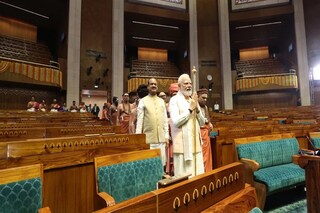 নতুন সংসদ ভবনের উদ্বোধনে মোদি