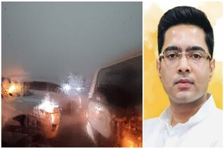 কালবৈশাখীতে লণ্ডভণ্ড অভিষেকের তাঁবু! 