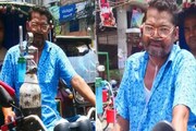 সংসারের বোঝা! নাকে অক্সিজেনের নল লাগিয়ে রিক্সাচালক, এই লড়াই চোখ ভেজাবে
