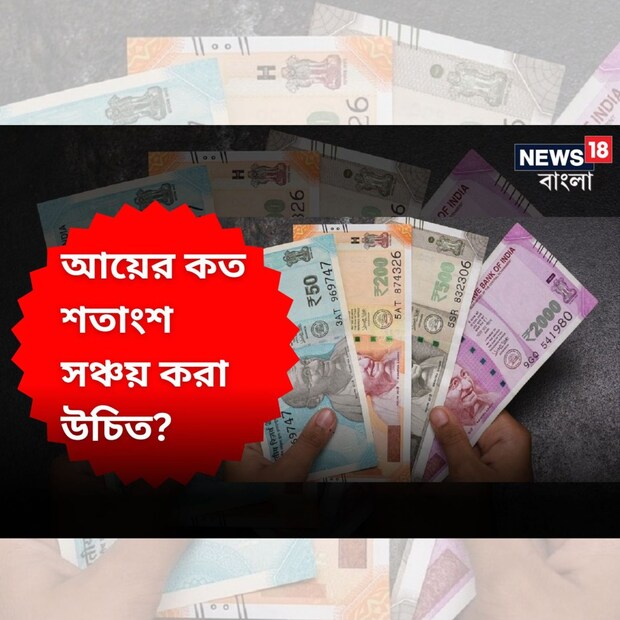অনেকেই বলেন, ‘ভগবানের কাছে প্রার্থনা করি, টাকার জন্যে যেন কারও কাছে হাত পাততে না হয়’। এর জন্যেই সঞ্চয় এবং বিনিয়োগ। যাতে প্রয়োজনের সময় টাকার বন্দোবস্ত করা যায়। লক্ষ্য পূরণের জন্যে অন্যের মুখাপেক্ষী হতে না হয়। এখন থেকেই প্রশ্ন ওঠে, বেতনের বা আয়ের কত টাকা সঞ্চয় করলে আর্থিক বিষয়ে অন্য কারও উপর নির্ভরশীল হতে হবে না? সবার আগে উপার্জনকে কয়েক ভাগে ভাগ করে নিতে হবে। যেমন –