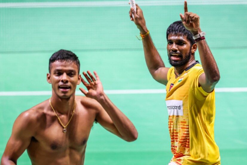 অর্থাৎ ফাইনালে বিশ্ব চ্যাম্পিয়নদের হারিয়ে খেতাব জিতলেন সাত্ত্বিকসাইরাজ রানকিরেড্ডি ও চিরাগ শেট্টি। ফাইনালে খেলার ফল ২১-১৭, ২১-১৮।