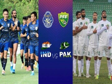  ফুটবলে আজ রাতে ভারত বনাম পাকিস্তান