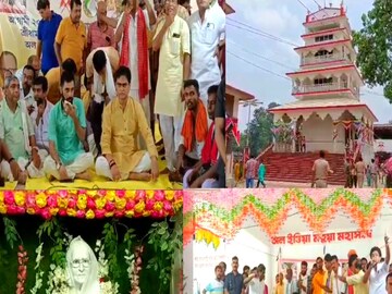 শান্তনু ঠাকুরও হুশিয়ারি দিয়ে বলেছেন অভিষেক বন্দ্যোপাধ্যায় আসলে তারপরই গোবর দিয়ে শুদ্ধিকরণ করা হবে গোটা মন্দির