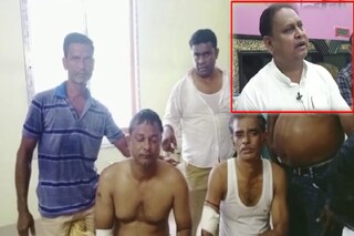 আহত অবস্থায় সালারে ভর্তি তৃণমূল কর্মীরা