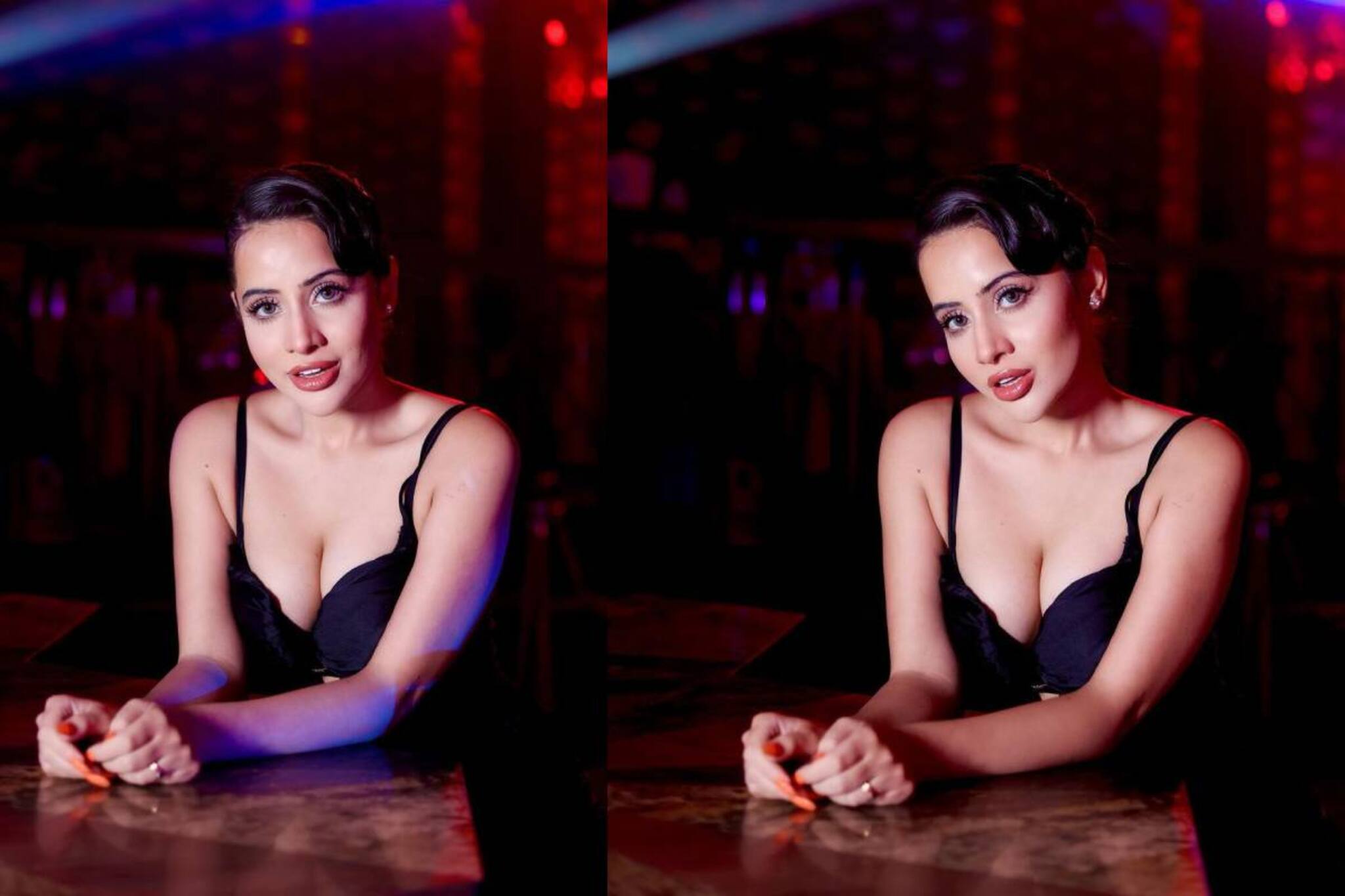 কখনও ফয়েল, কখনও প্লেট! এ বার উন্মুক্ত বক্ষ ঢাকতে কী বেছে নিলেন উরফি, চমকে যাবেন