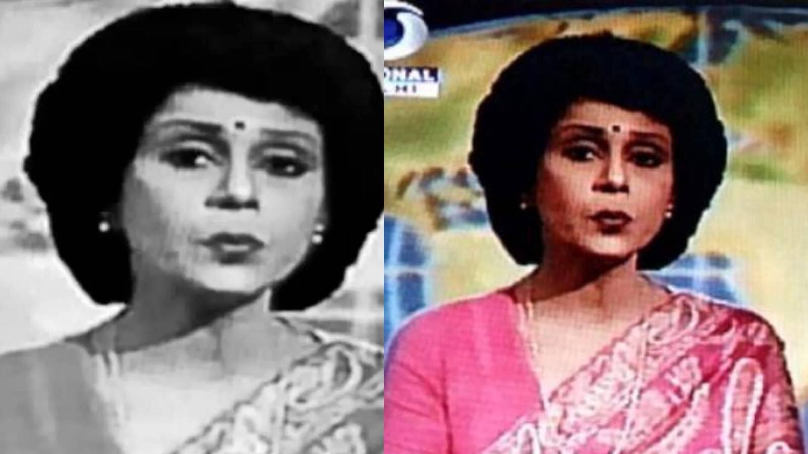 Doordarshan News Anchor Gotinjali Aiyar দূরদর্শনের সেরা সংবাদপাঠিকাদের